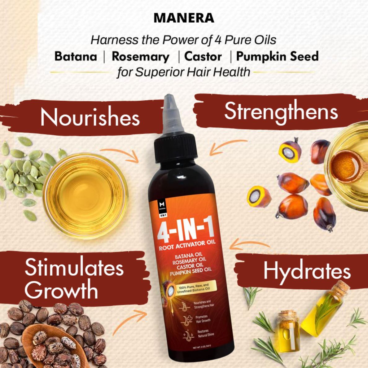 MANERA® 4-IN-1 NATURAL ROOT ACTIVATOR OIL