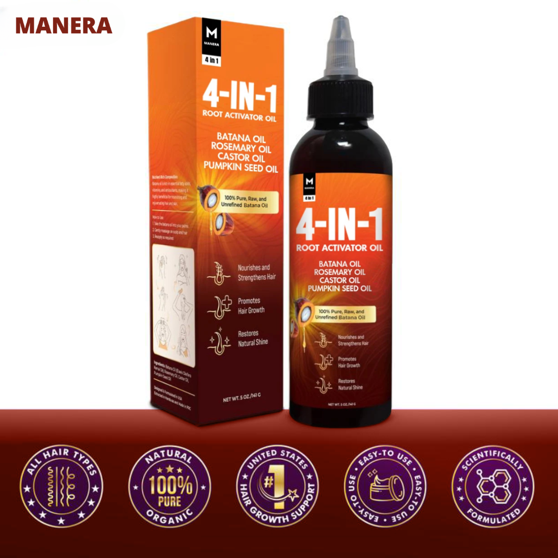 MANERA® 4-IN-1 NATURAL ROOT ACTIVATOR OIL