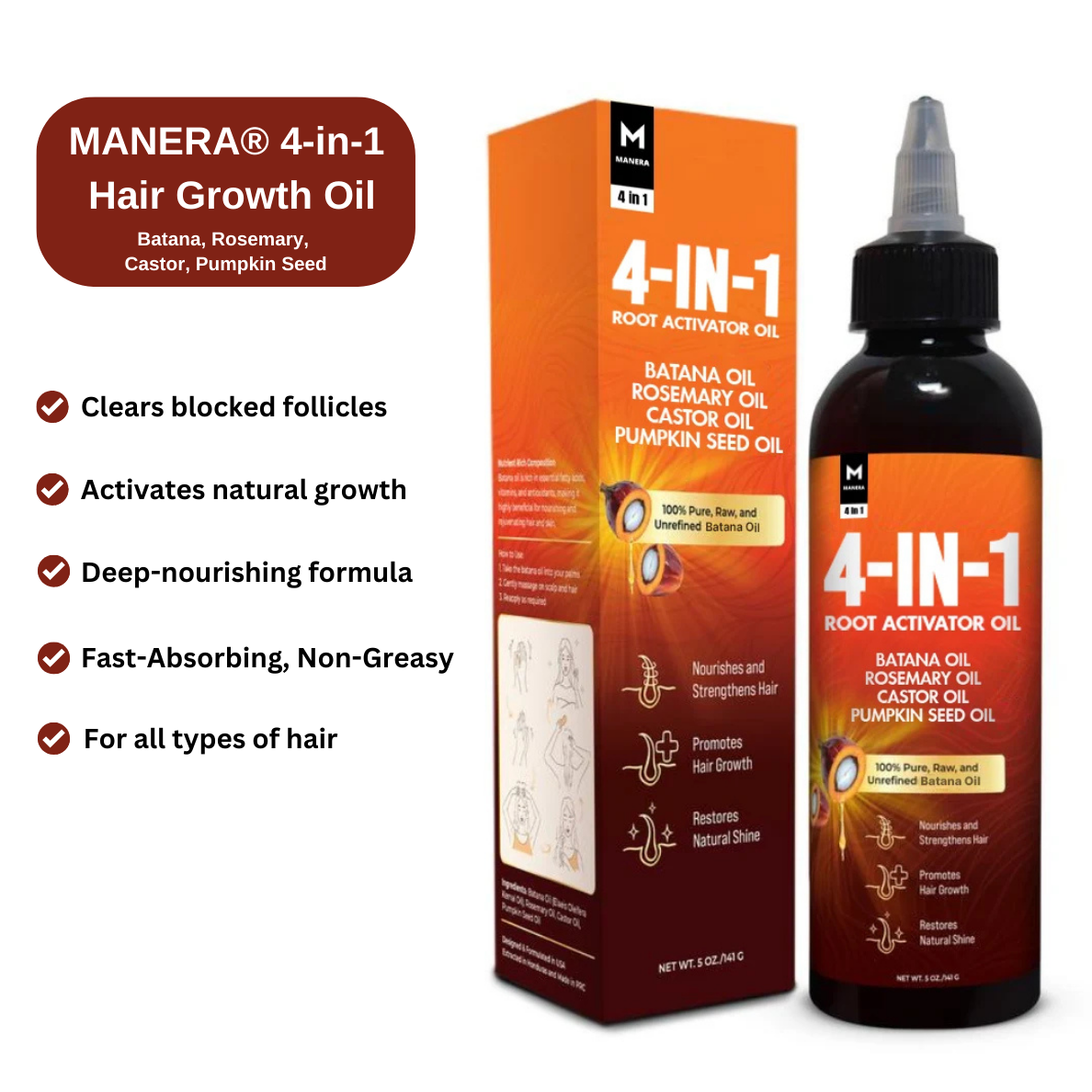 MANERA® 4-IN-1 NATURAL ROOT ACTIVATOR OIL